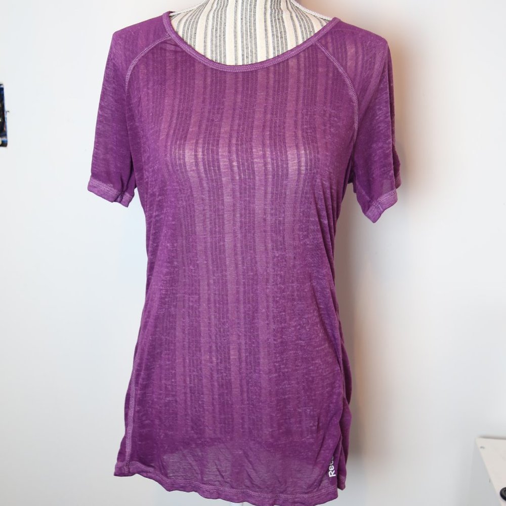 Reebok Purple Backless Active Top